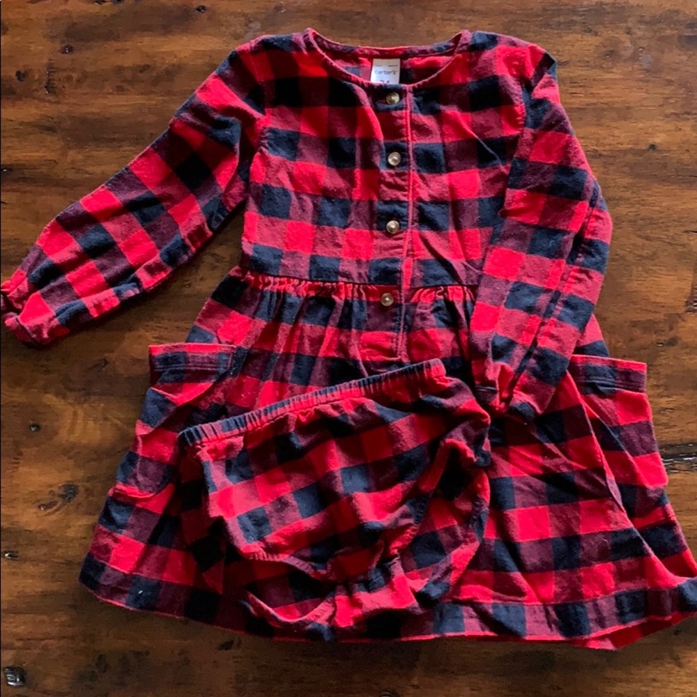 Carter’s Buffalo Check Dress